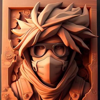 3D model Shino Aburame FROM NARUTO (STL)